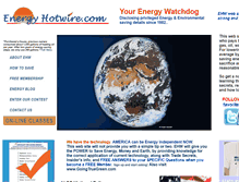 Tablet Screenshot of energyhotwire.com